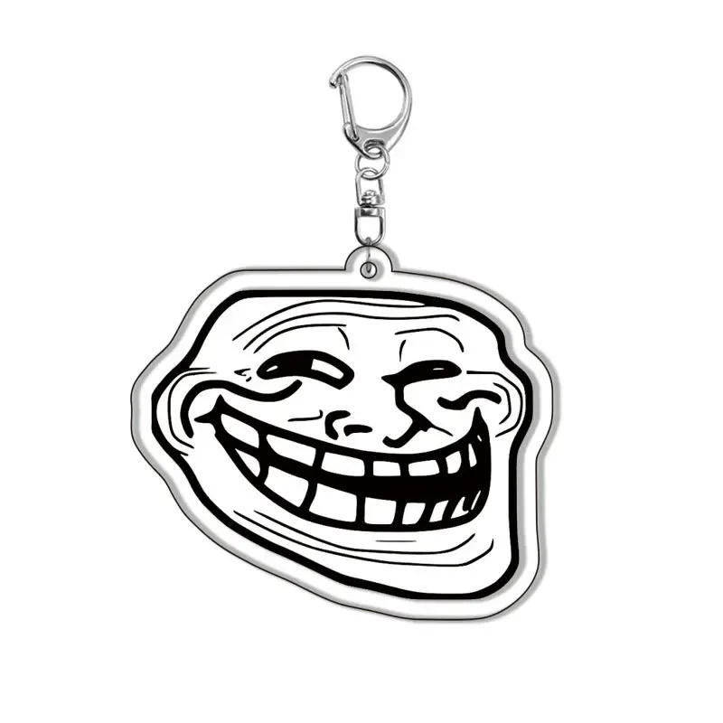 Porte-clés visage Troll, ambiance
