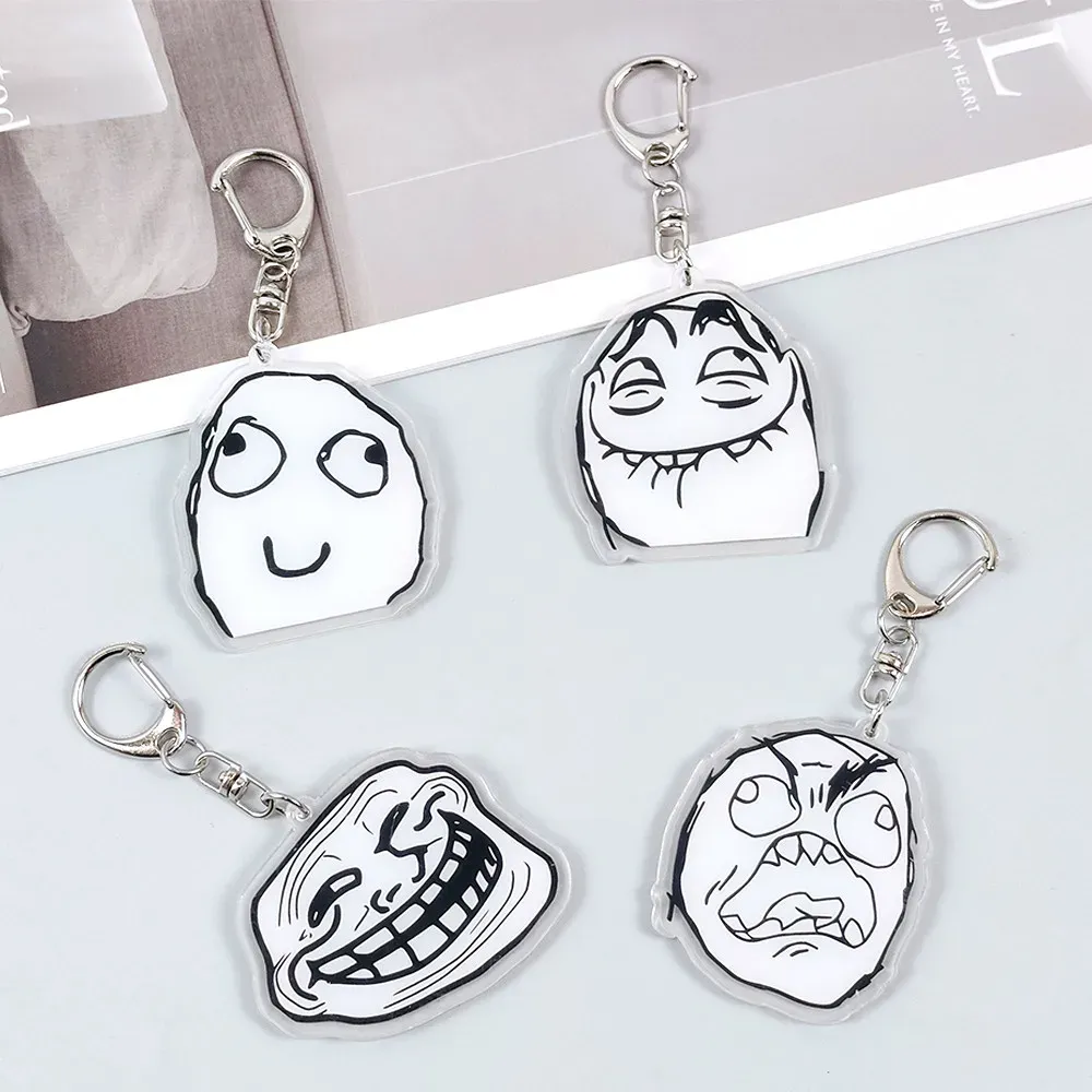 Porte-clés visage Troll No Me Gusta, vue principale