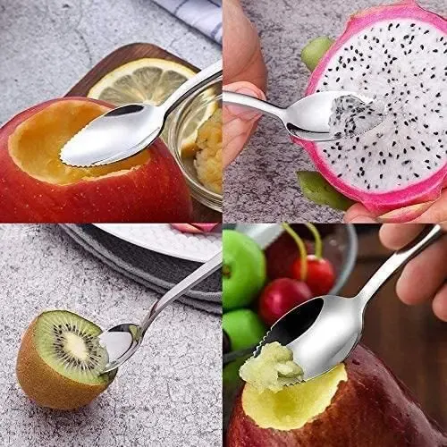 Cuillère à dessert en gros plan
