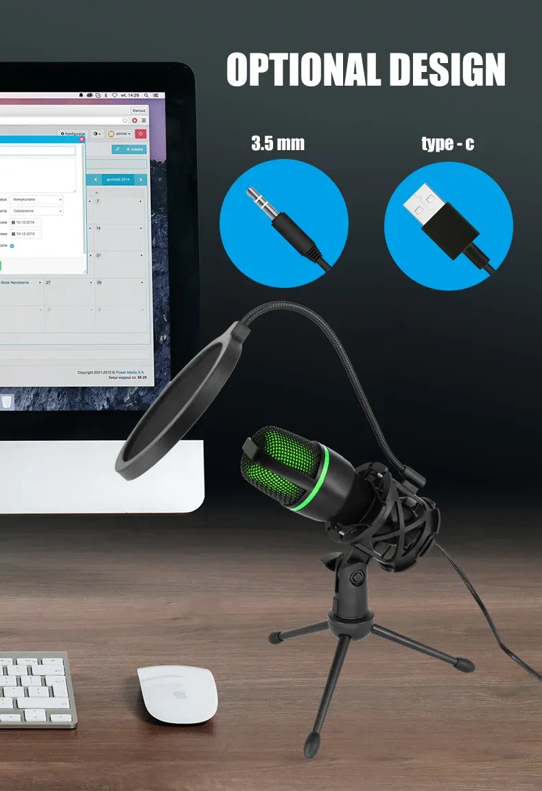 Microphone USB en utilisation créative