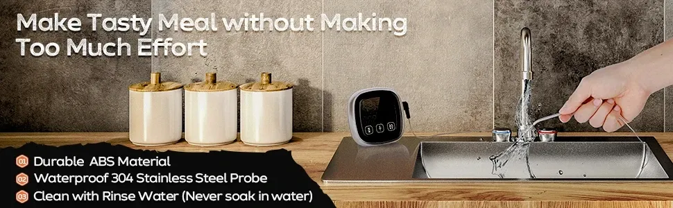 Thermomètre HOMEFISH en cuisine