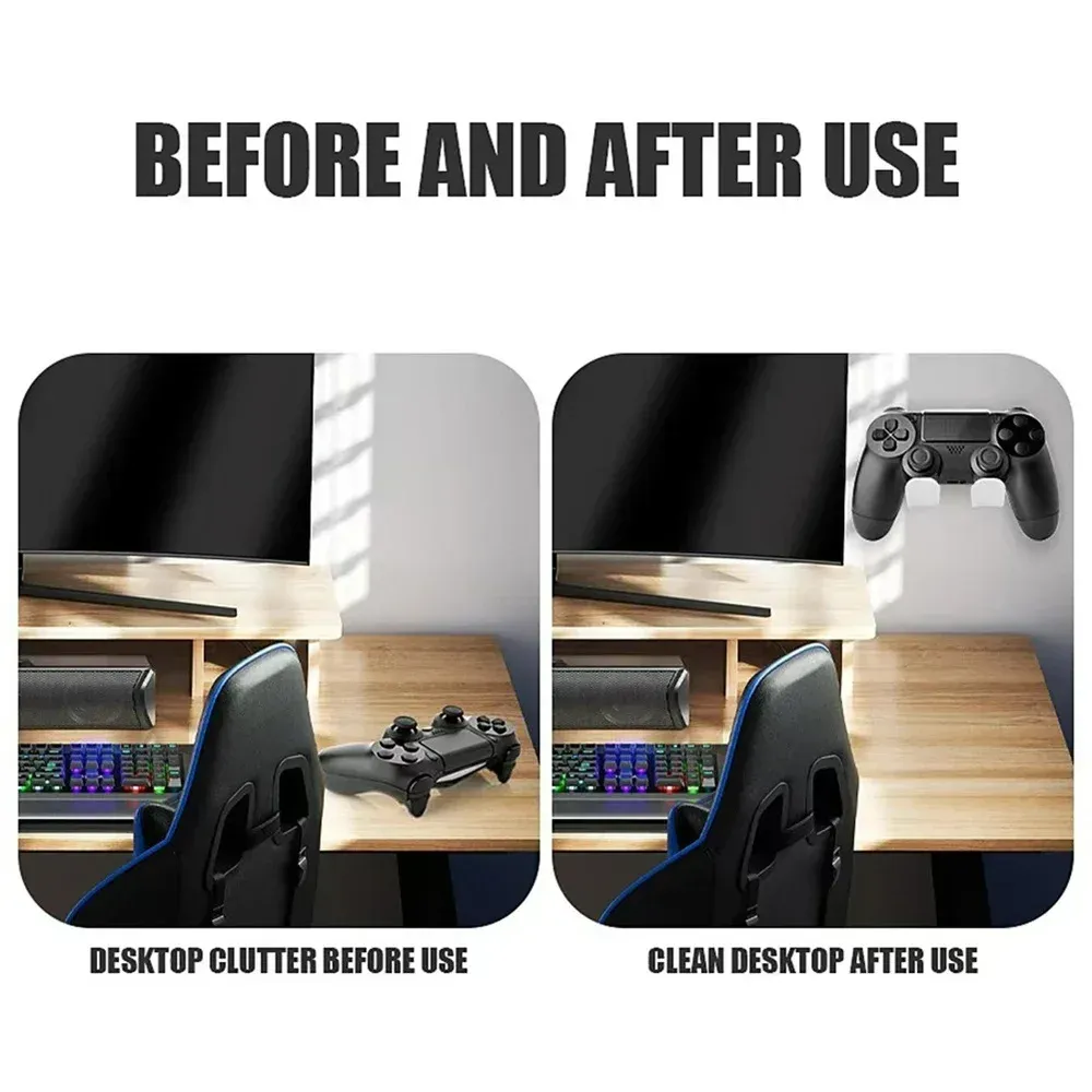 Support mural pour manette de jeu, détail de finition