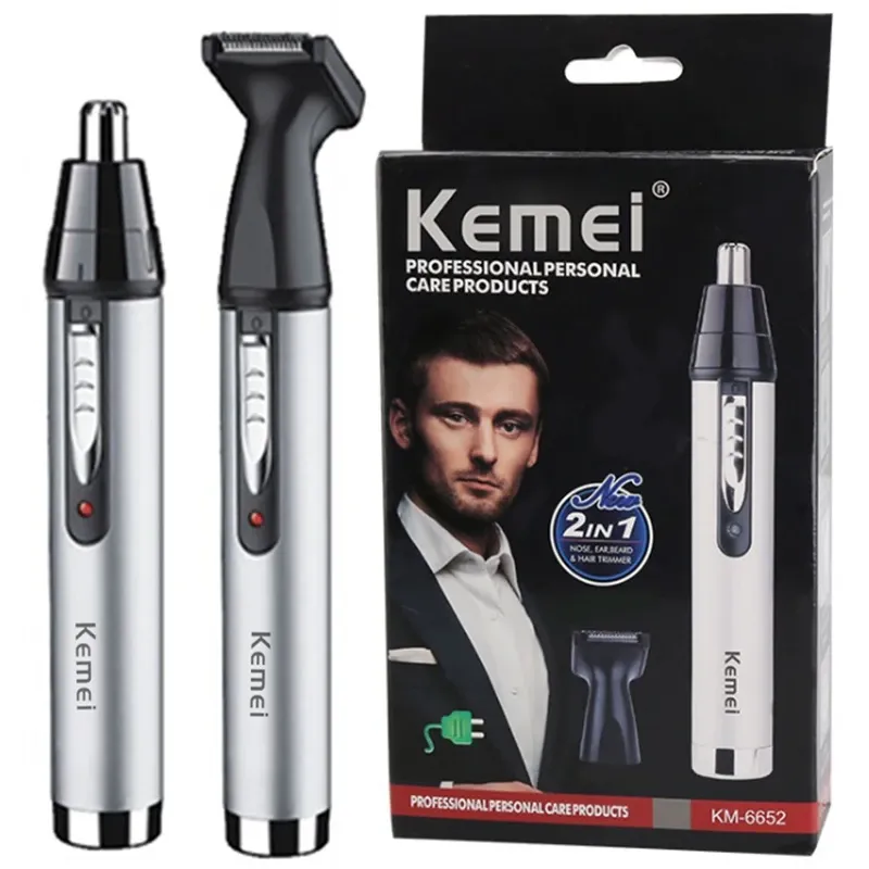 Tondeuse tout-en-un rechargeable pour hommes, kit de toilettage électrique pour cheveux, nez, oreilles, sourcils et barbe 8