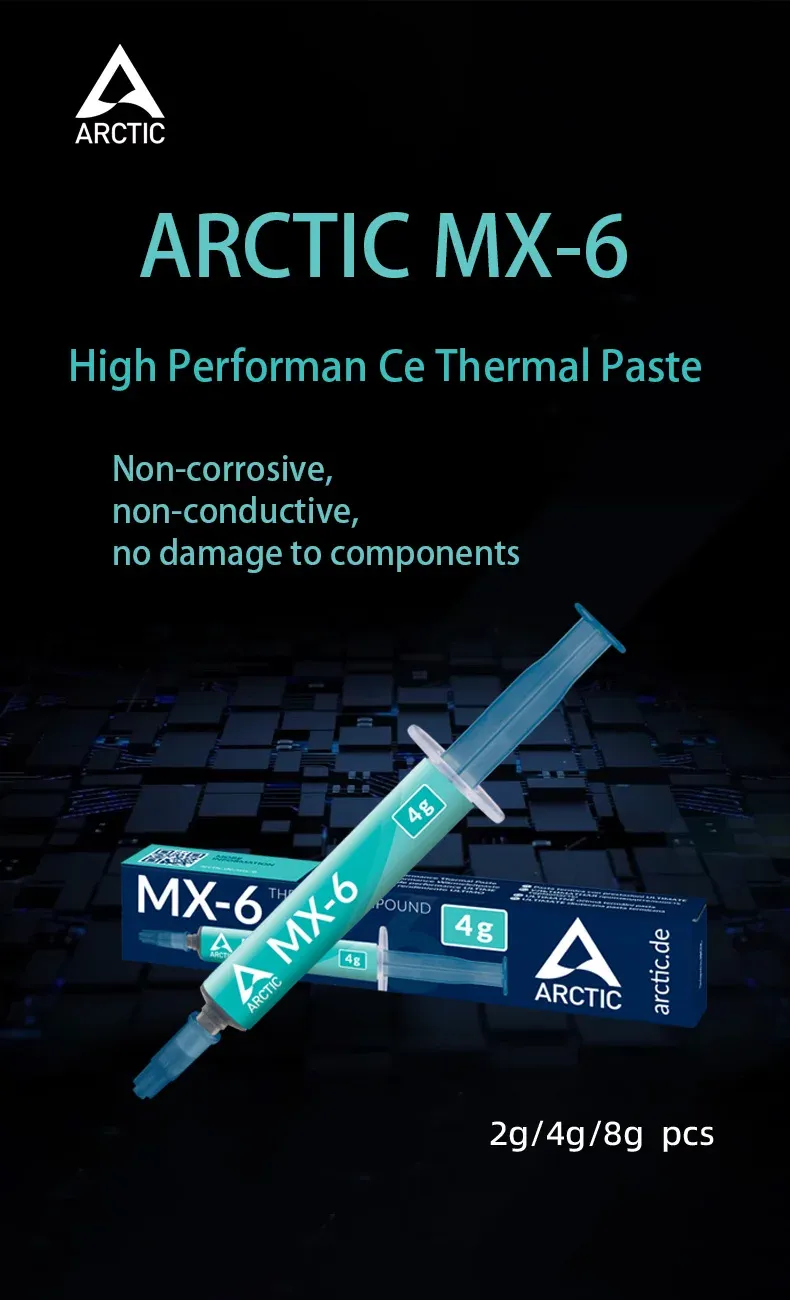 Pâte thermique ARCTIC MX-6 présentation produit