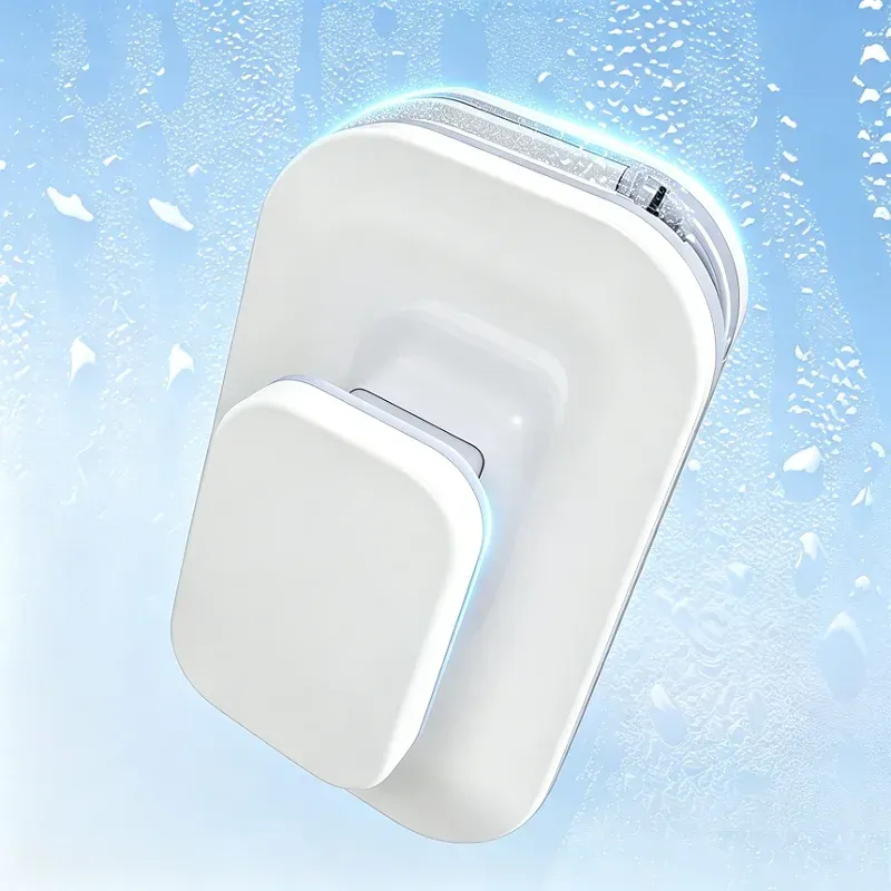 Brosse magnétique double face pour vitres