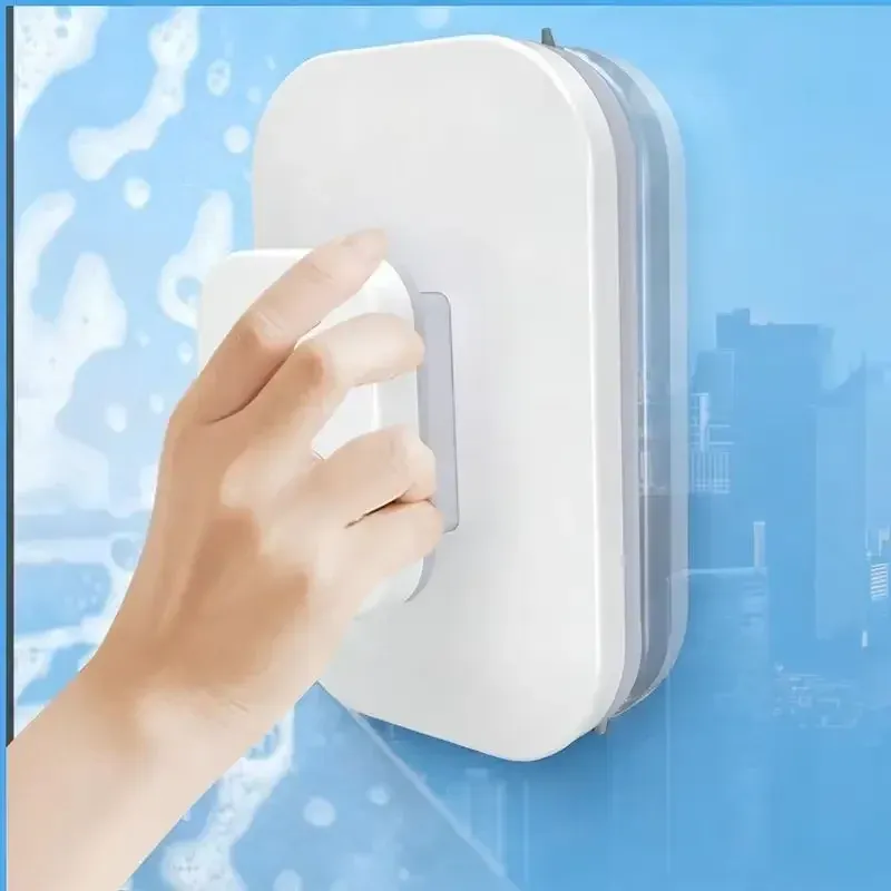 Brosse magnétique pour nettoyage de vitres à domicile