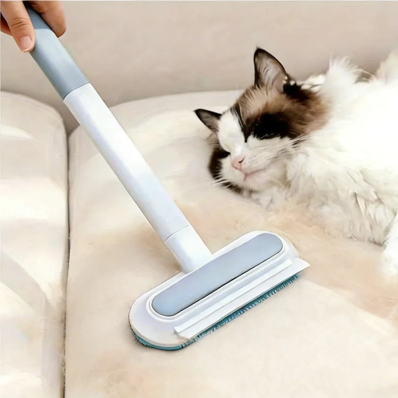 Éliminateur de poils pour animaux, brosse de nettoyage multifonction réutilisable et lavable pour canapés, tapis, vêtements et literie - Image 1