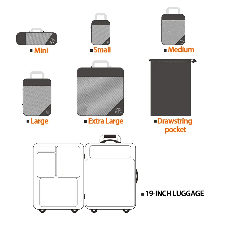Cubes de rangement de différentes tailles