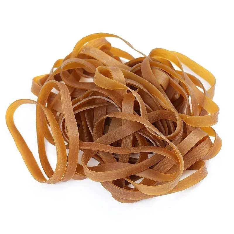 Bandes élastiques en caoutchouc extra épaisses et robustes, 120 × 5/10 mm, lot de 10, 20, 30 ou 50 pièces, pour la survie, le camping, le vélo et la pêche - Image 1