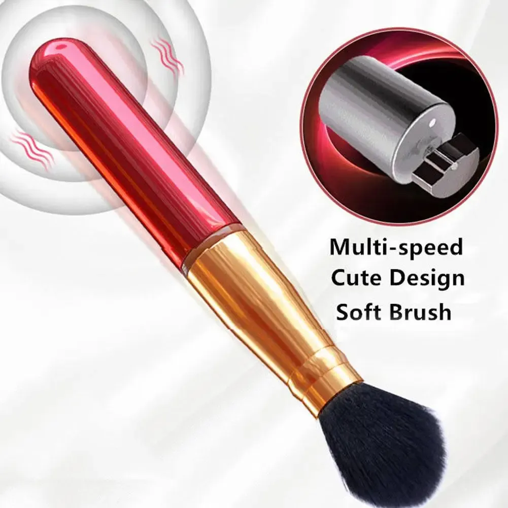 Détail de la brosse de maquillage électrique