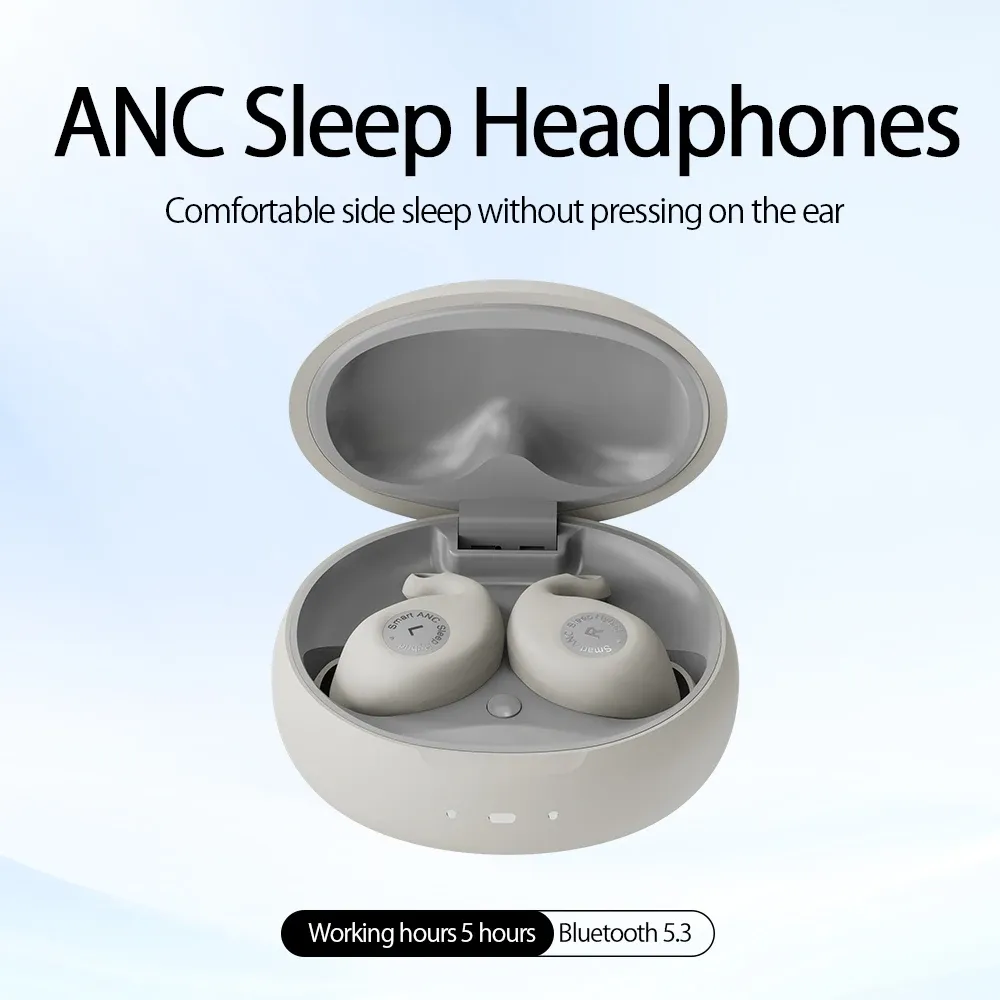 Écouteurs de sommeil Bluetooth 5.3 Eppfun, écouteurs antibruit pour dormir, petits écouteurs intra-auriculaires pour les personnes qui dorment sur le côté, autonomie de 48 h 9