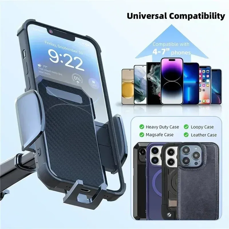 Support de téléphone pour voiture, finition soignée