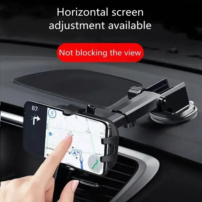 Support de téléphone installé sur grille d'aération