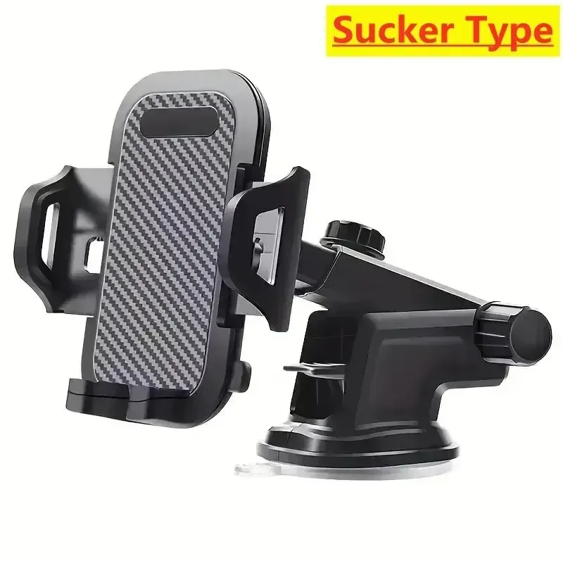 Support de téléphone de voiture rotatif à 360°, stable et universel, à ventouse pour pare-brise et fixation sur grille d'aération 7