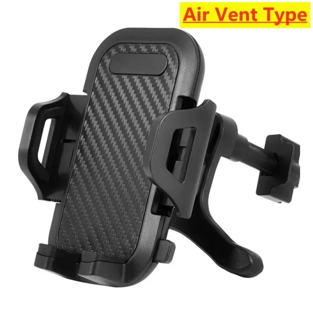 Support de téléphone de voiture rotatif à 360°, stable et universel, à ventouse pour pare-brise et fixation sur grille d'aération 8