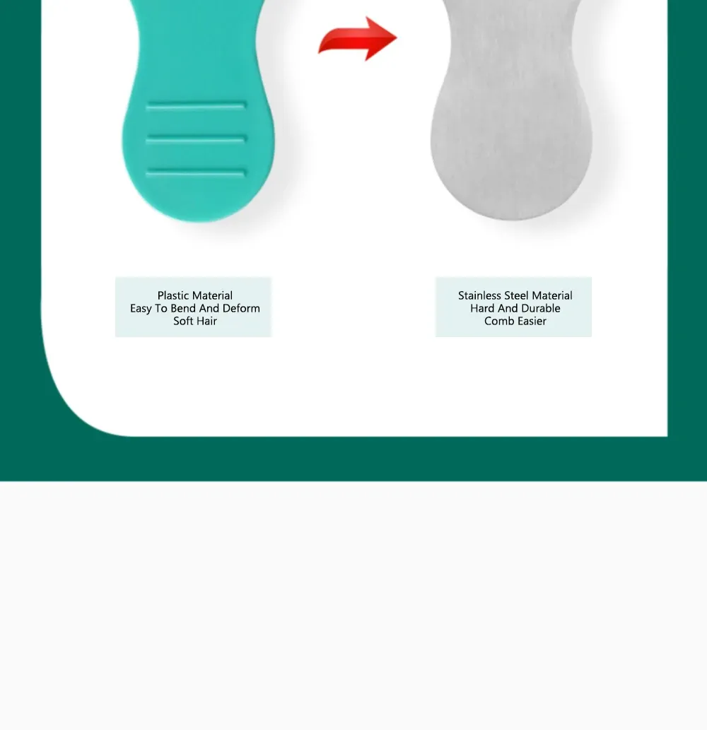 Brosse à cils en métal, mise en situation
