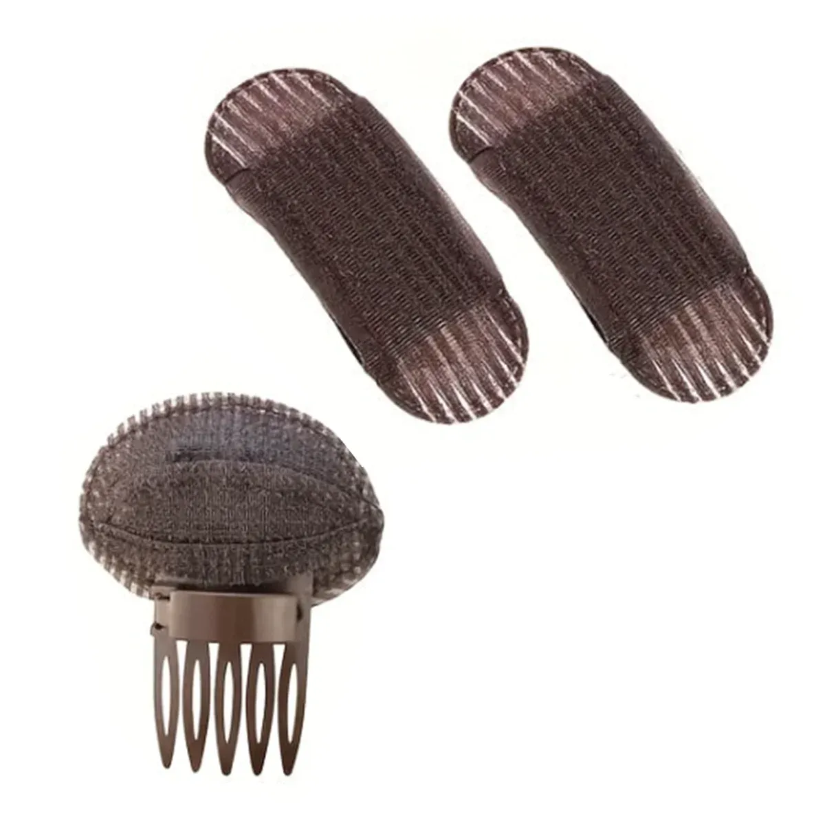 Lot de pinces à cheveux invisibles pour volume des racines, coiffure facile, coloris uni, forme ovale 14
