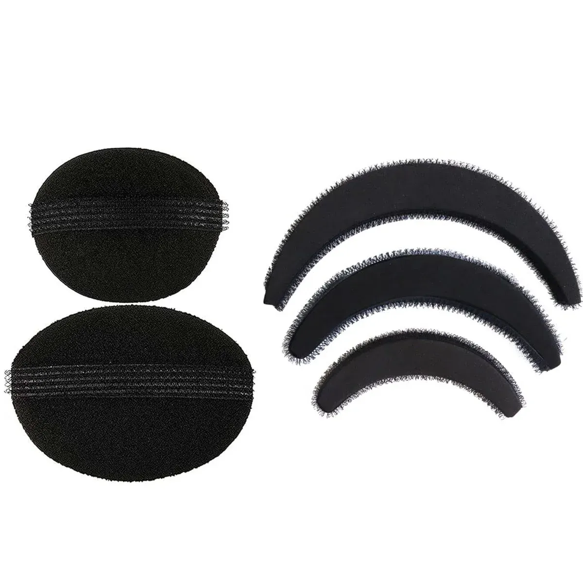 Lot de pinces à cheveux invisibles pour volume des racines, coiffure facile, coloris uni, forme ovale 13