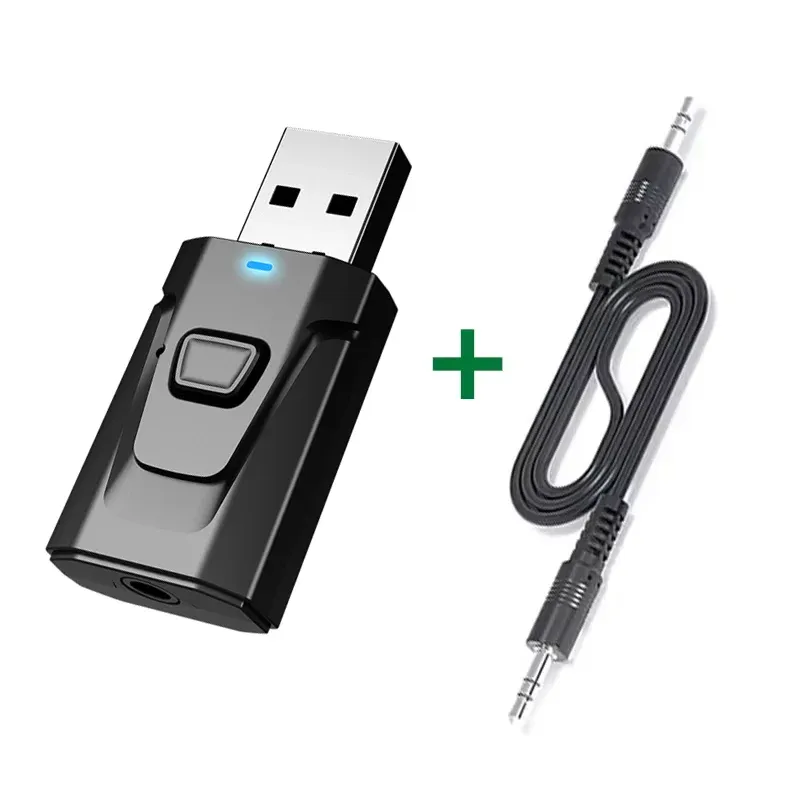 Émetteur-récepteur Audio Bluetooth 5.4 USB, adaptateur sans fil avec sortie/entrée 3.5 mm AUX et RCA, compatible TV, PC, casque, chaîne stéréo, autoradio et Hi-Fi 9
