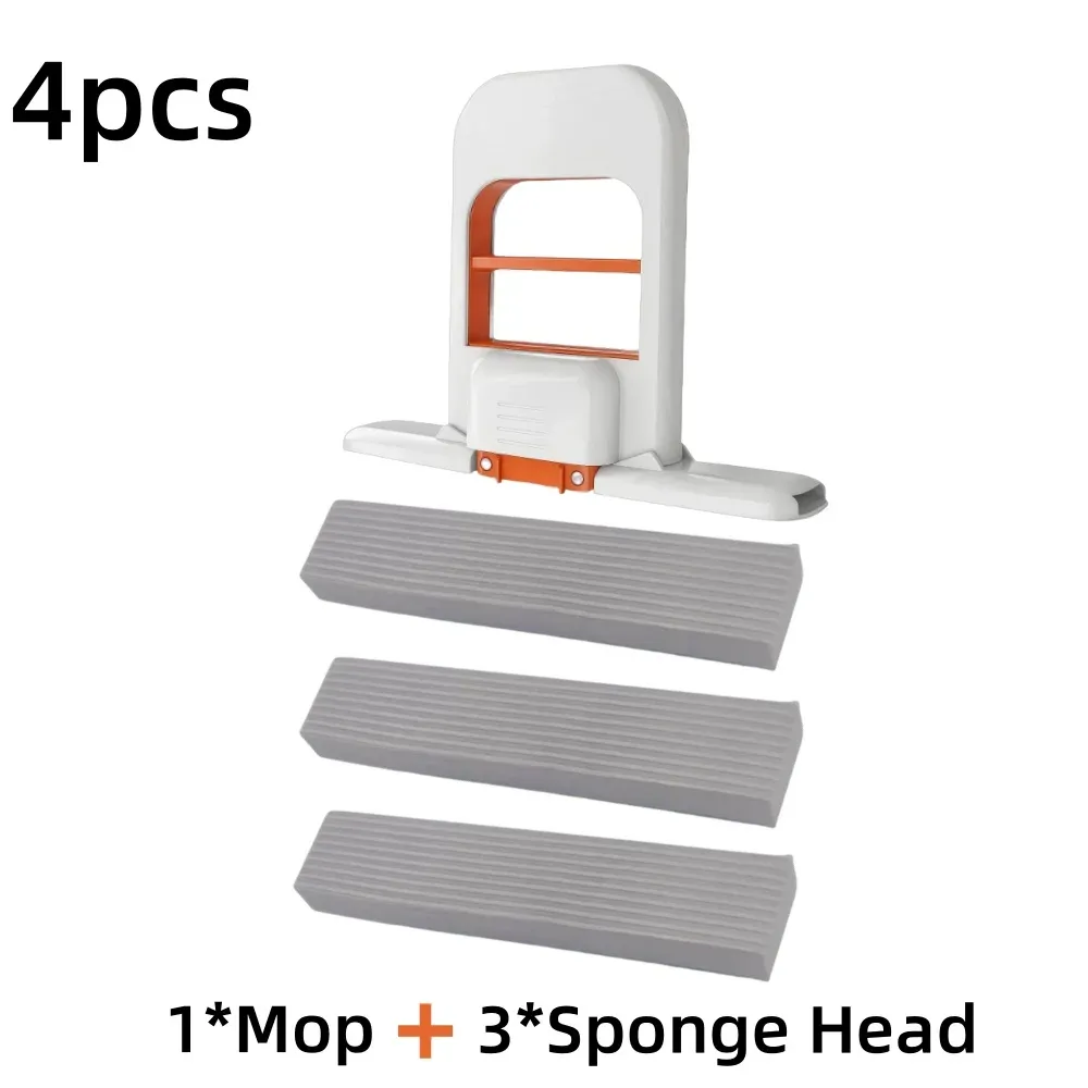 Mini serpillières de bureau auto-essorantes et pliables, lot de 2 ou 8 pièces 8