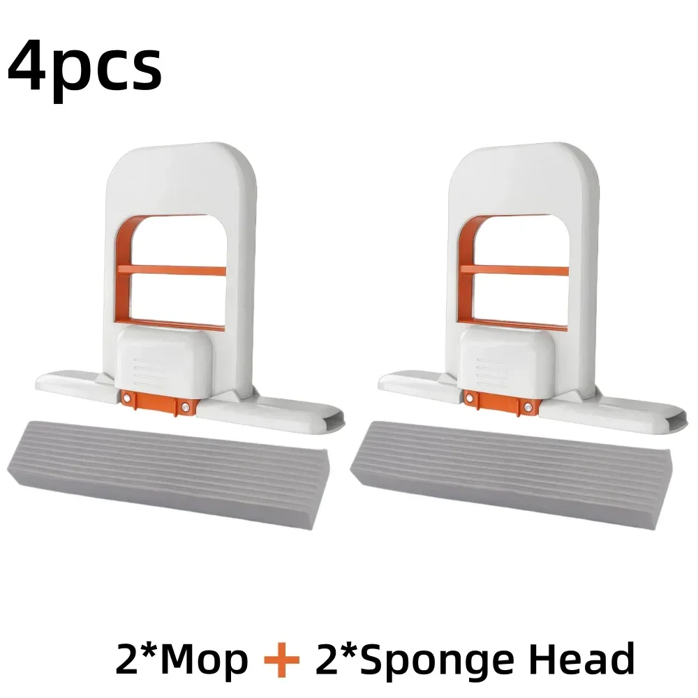 Mini serpillières de bureau auto-essorantes et pliables, lot de 2 ou 8 pièces 9