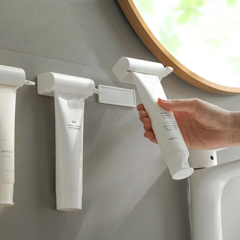 Distributeur magnétique automatique de dentifrice, nettoyant visage et crème pour les mains, avec presse-tube japonais - Image 1