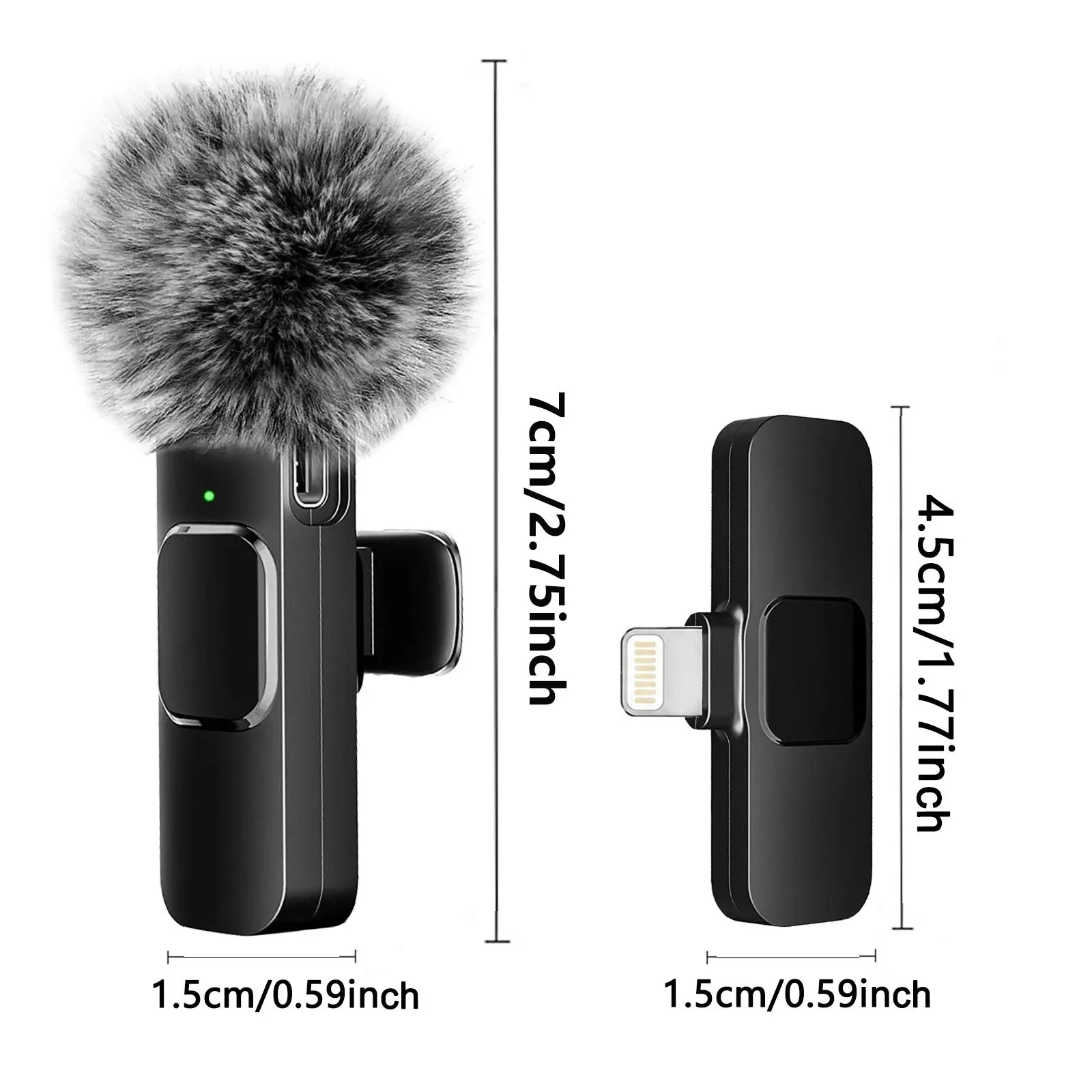 Microphone sans fil à clipser, mise en situation