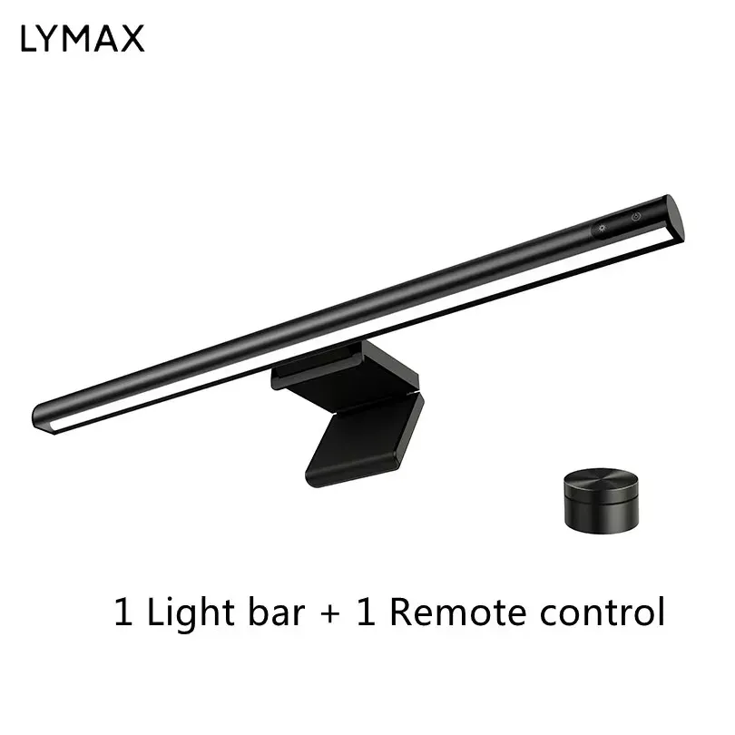 Lampe de bureau LYMAX M2/M2 Plus – Barre lumineuse suspendue pour écran avec protection des yeux, compatible moniteur PC, télécommande sans fil 8