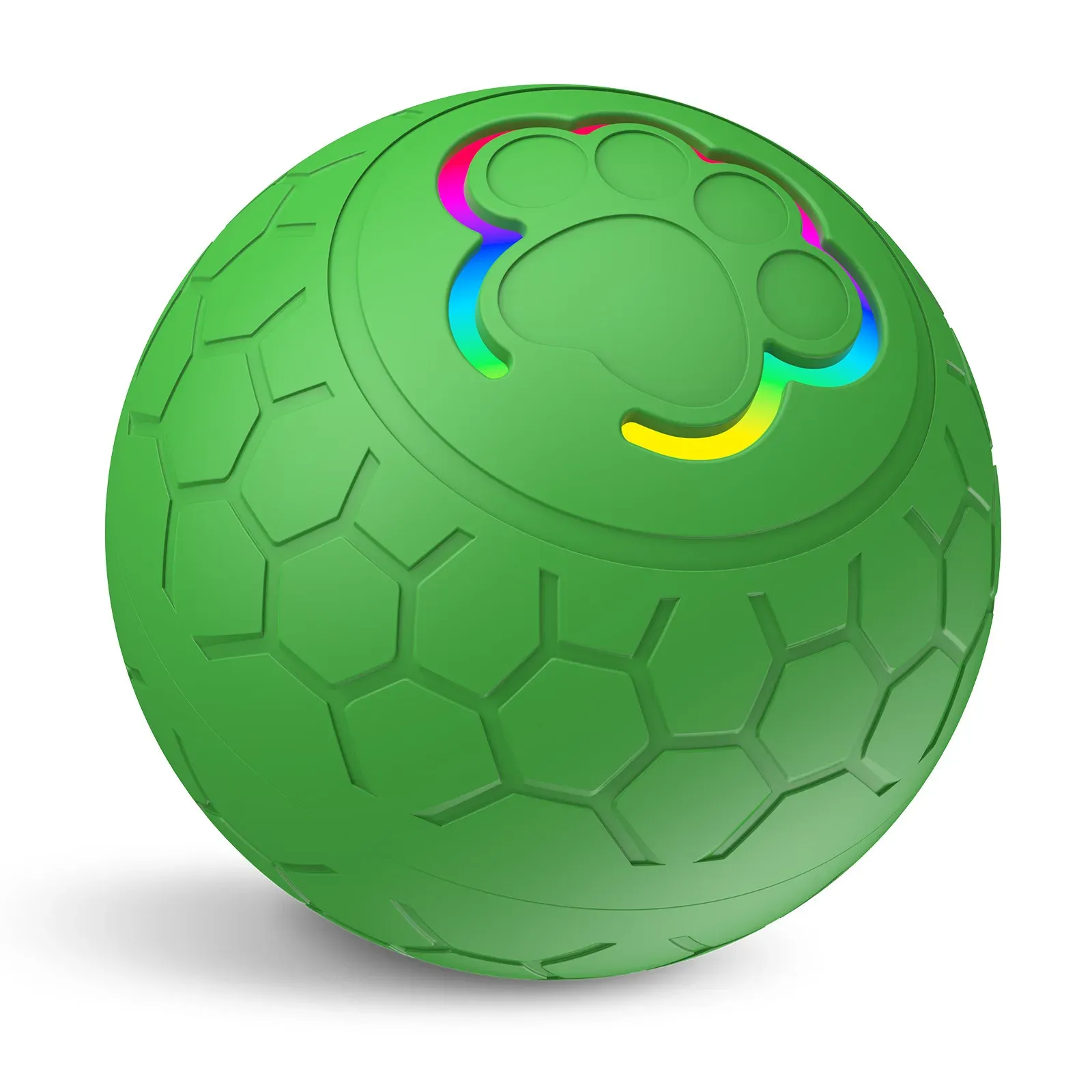 Balle interactive intelligente pour chiens et chats, à roulement et rebond automatiques, éclairage RVB, recharge USB 9