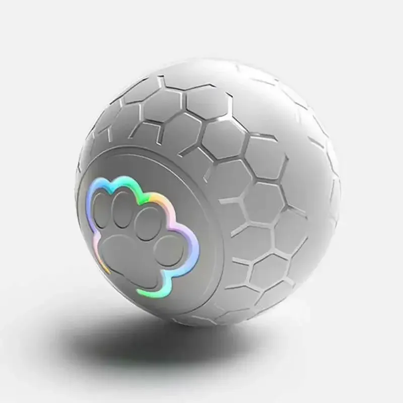 Balle interactive intelligente pour chiens et chats, à roulement et rebond automatiques, éclairage RVB, recharge USB 14