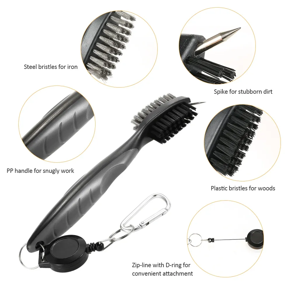 Nettoyeur de rainures de golf, vue complémentaire