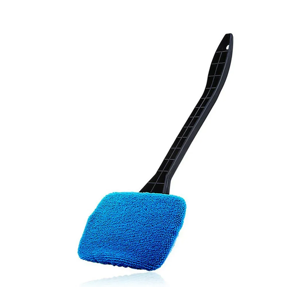 Kit de nettoyage pour pare-brise avec brosse à long manche et serviette anti-buée 11
