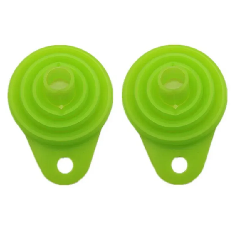 Entonnoir pliable en silicone mini, 1 pièce/2 pièces, portable, entonnoir télescopique pour le transvasement de liquides à domicile 18