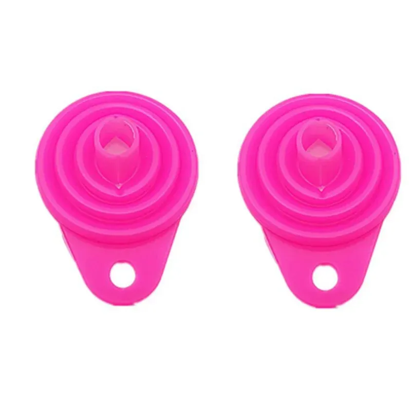 Entonnoir pliable en silicone mini, 1 pièce/2 pièces, portable, entonnoir télescopique pour le transvasement de liquides à domicile 15