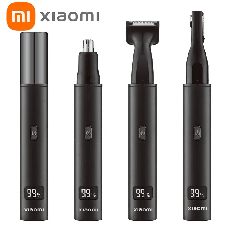Tondeuse 3 en 1 électrique rechargeable pour hommes Xiaomi, indolore, pour le nez, les oreilles, les sourcils et la barbe
