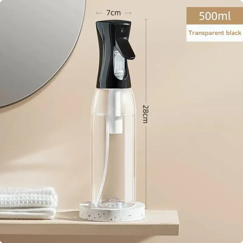 Bouteille pulvérisateur d'huile en plastique 200/300/500 ml pour cuisine, pinceau à huile et vaporisateur double usage pour la cuisson et le barbecue 12