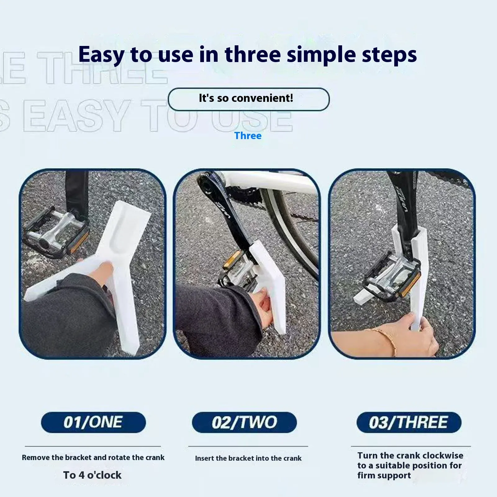 Béquille de vélo VTT et route 26 pouces, support de pied arrière pour vélos de montagne et de route 6