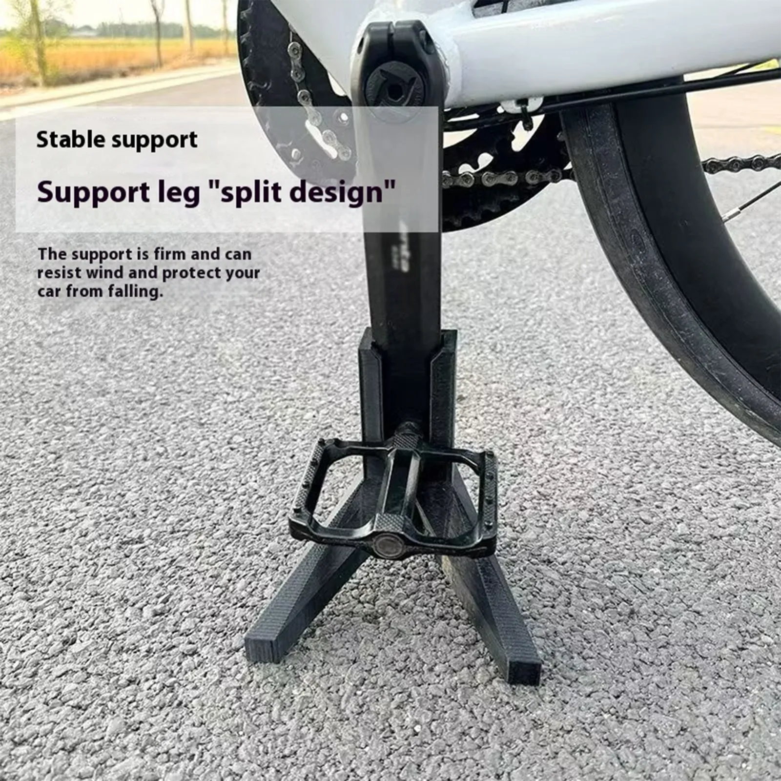 Béquille de vélo, stabilité