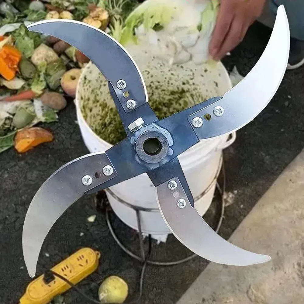 Hachoir agricole à lame pour volaille, canard et porc, coupe-fourrage, broyeur d'herbe et de fruits et légumes 4