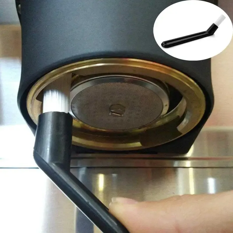 Brosse de nettoyage électrique pour machine à expresso