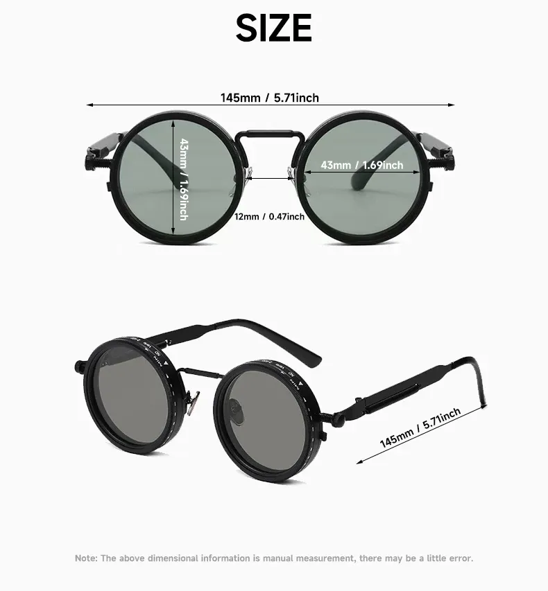 Lunettes de soleil rétro en situation