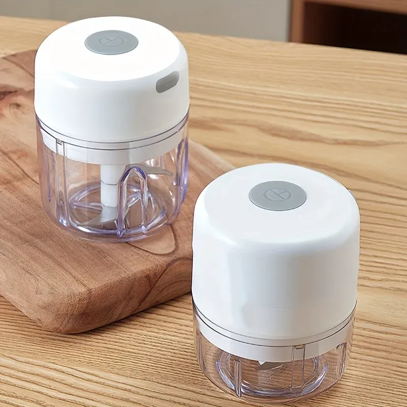 Mini hachoir rechargeable 250 ml pour ail, piment, oignons, viande et noix, durable et robuste 3