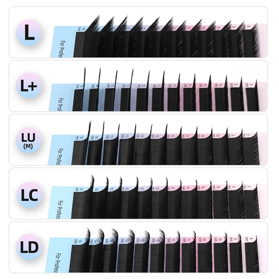 Cils individuels Lashrujade en faux vison