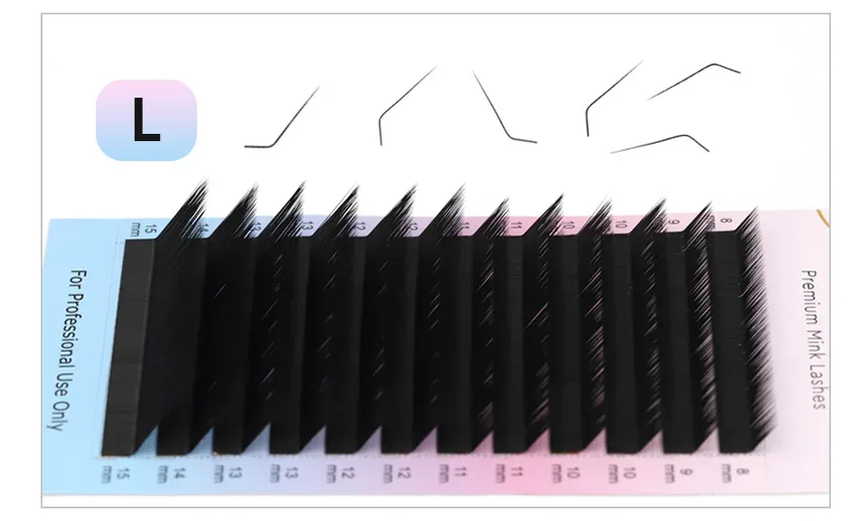 Vue détaillée des cils Lashrujade