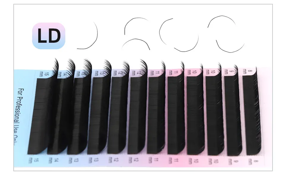 Vue détaillée des cils Lashrujade