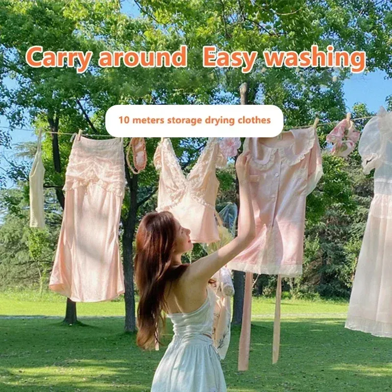 Corde à linge rétractable, détail produit