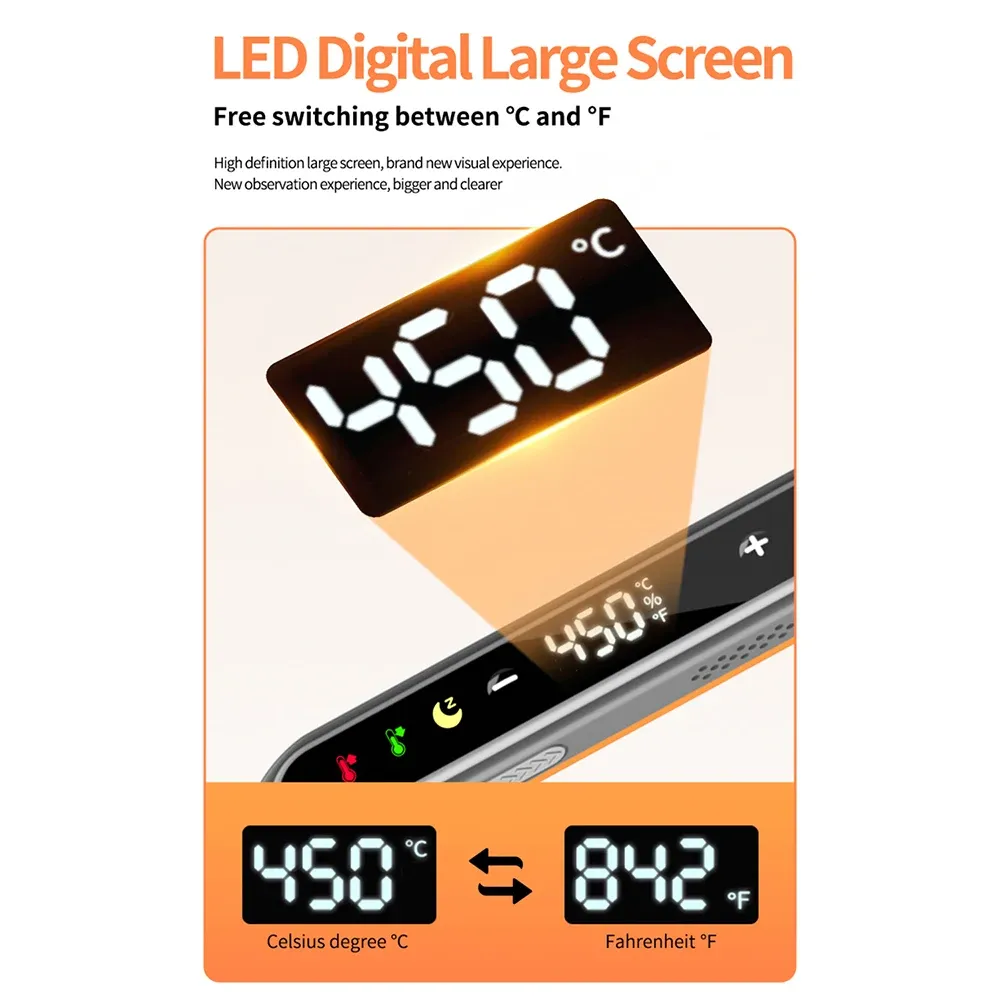 Kit de fer à souder numérique Type-C 8-15 W à température réglable 4