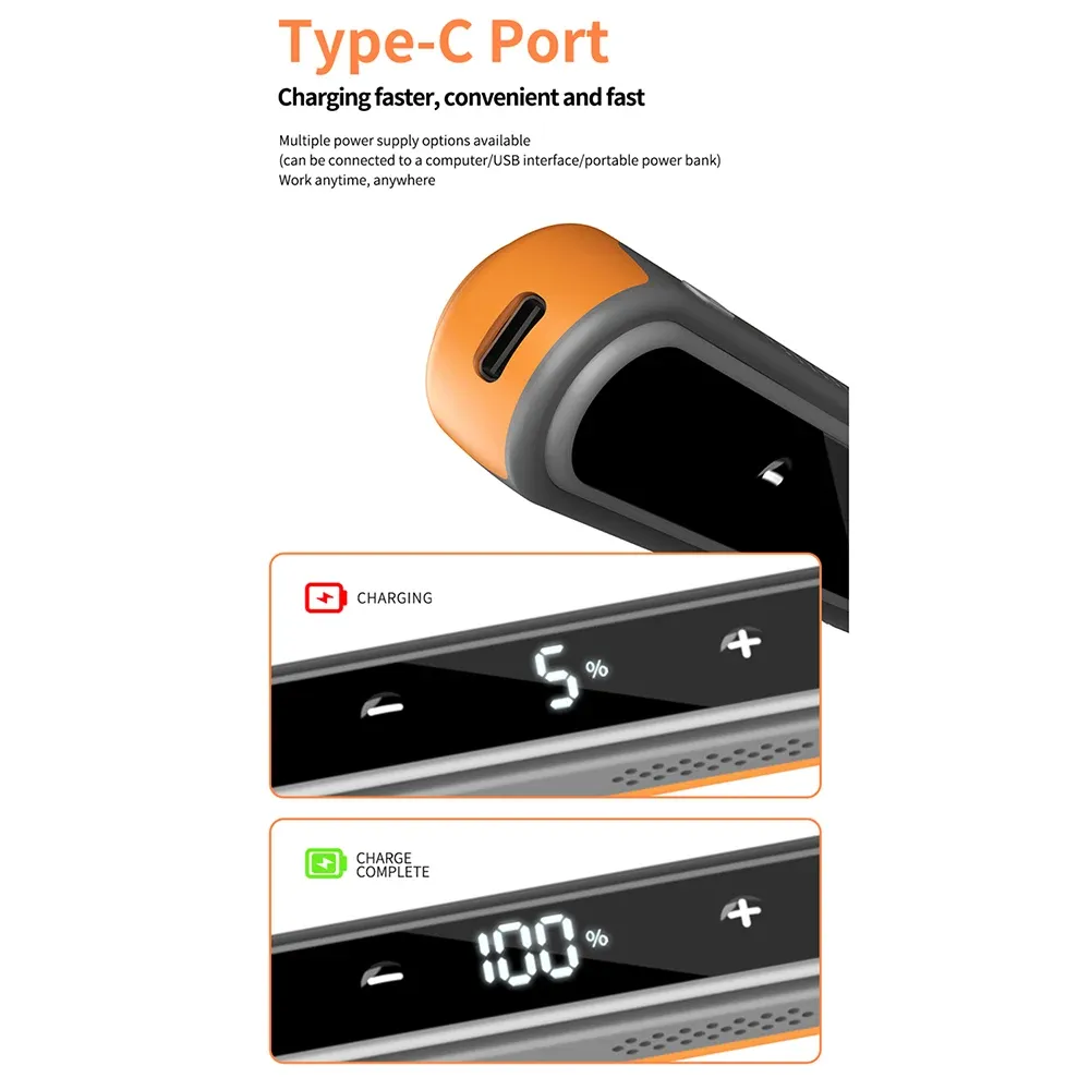Kit de fer à souder numérique Type-C 8-15 W à température réglable 5