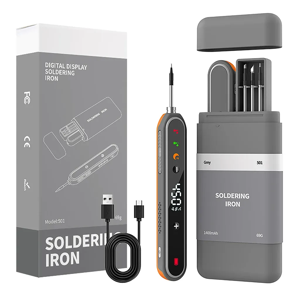 Kit de fer à souder numérique Type-C 8-15 W à température réglable 15