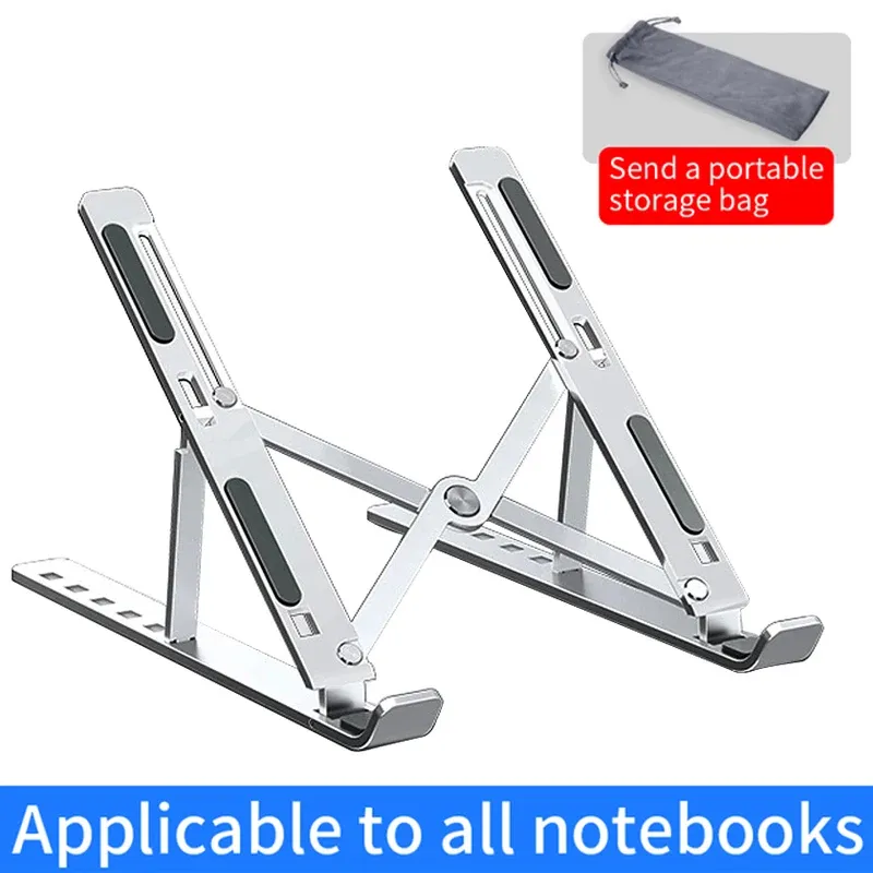 Support d'ordinateur portable réglable en situation d'utilisation